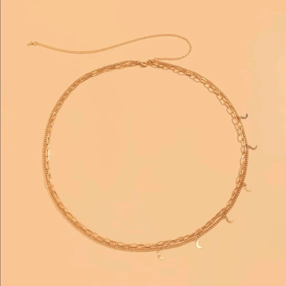New Fashion Moon Charm Chain Belt For Women and Girls. - Picture 5 of 5